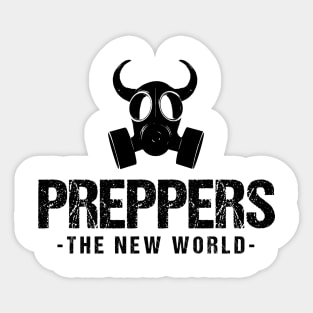 Preppers The new world Sticker